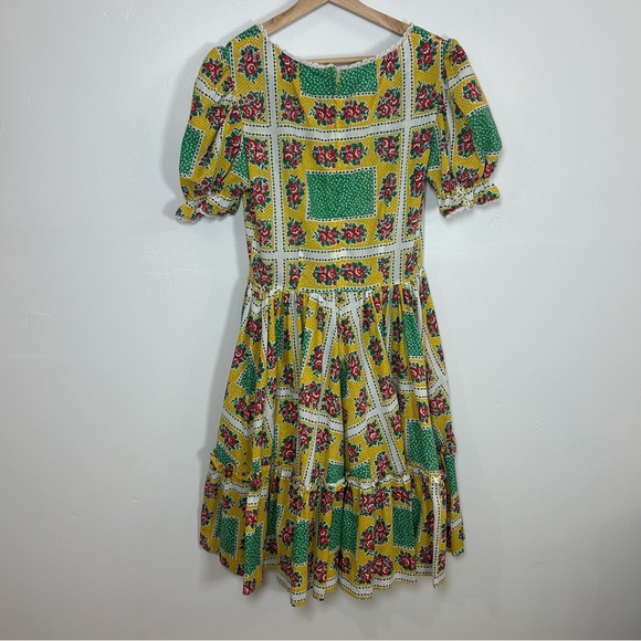 Vintage cottage core rose print dress - Picture 2 of 4